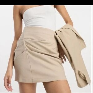 ASOS Tan Mini Skirt NWT Size 2